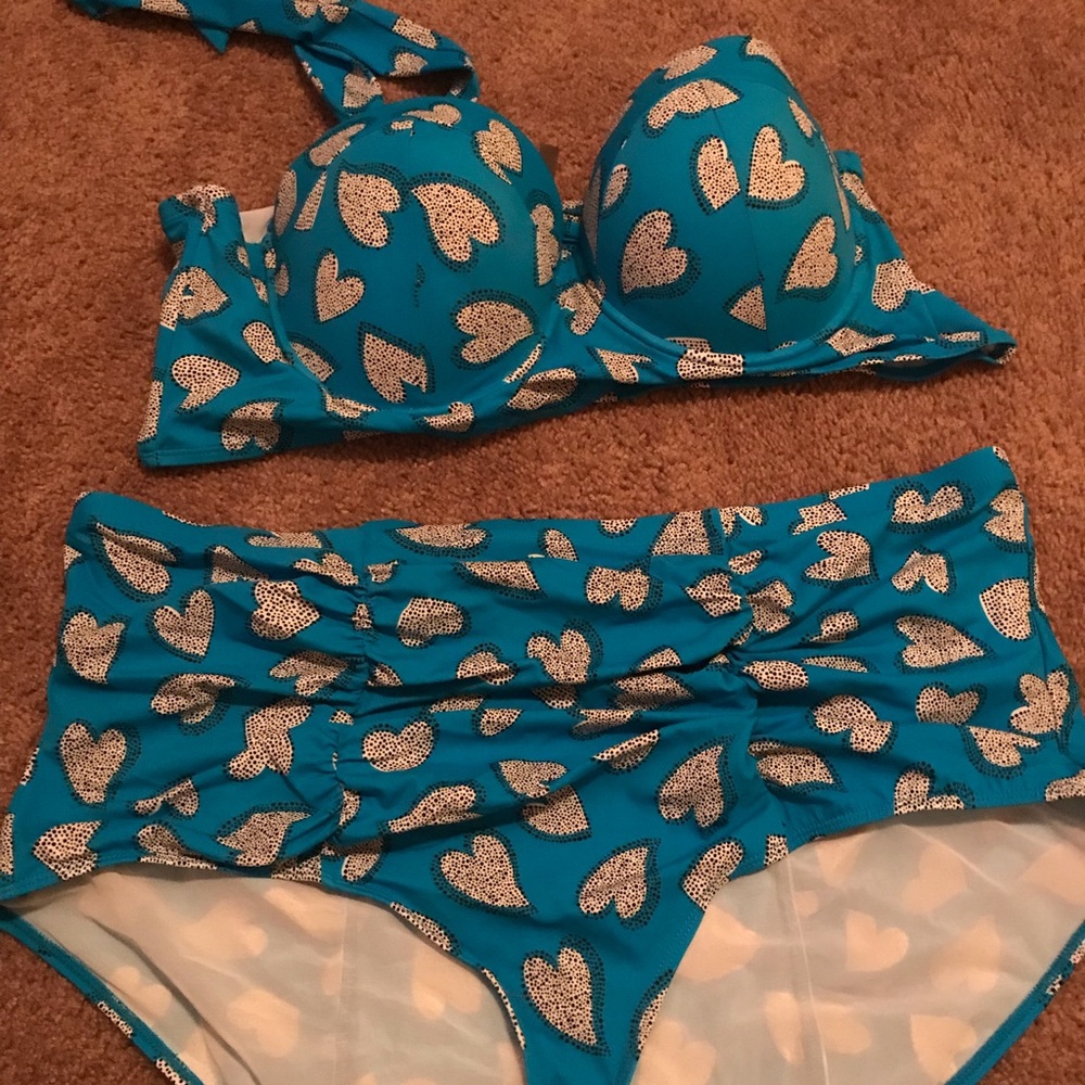 Two piece bathing suit